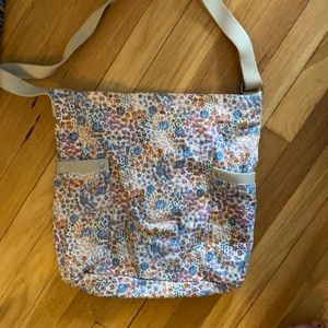 Floral over the shoulder bag